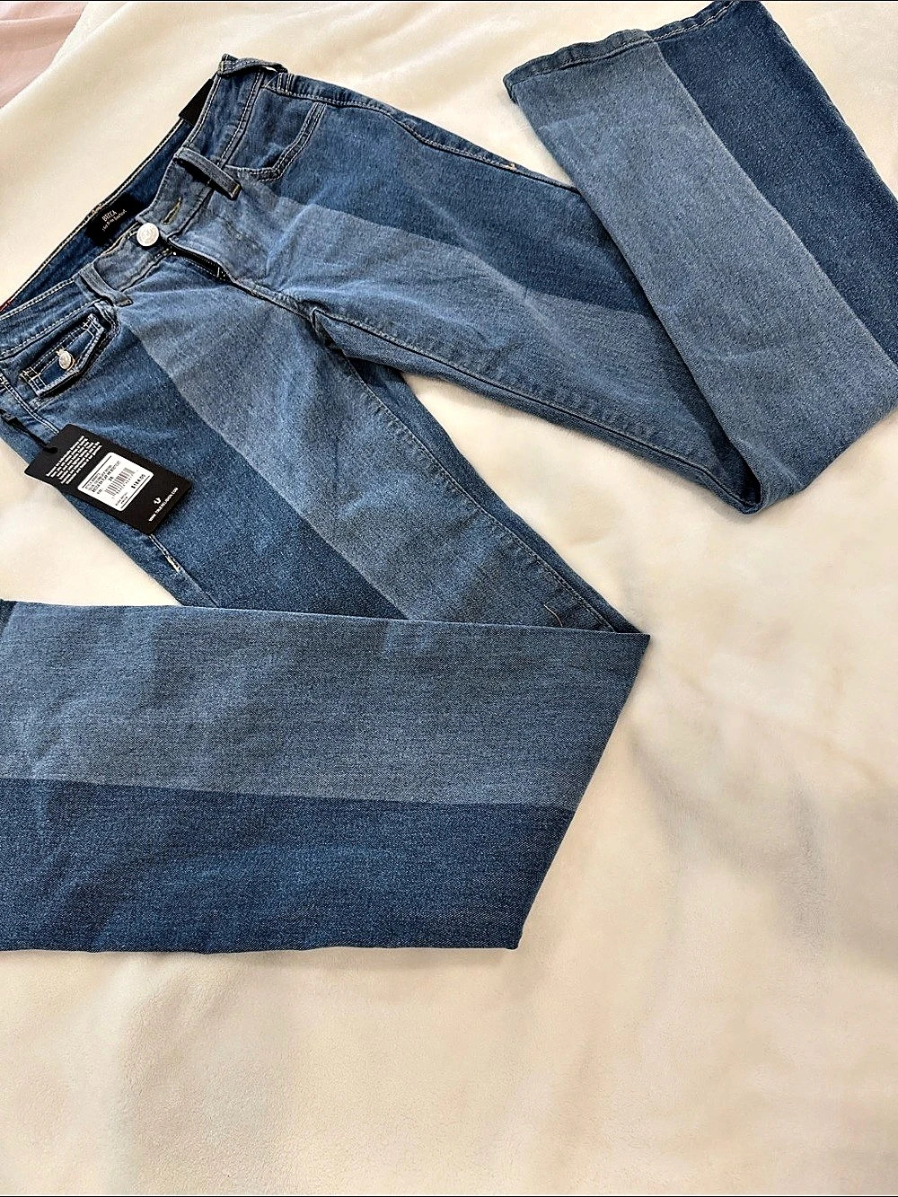 True Religion Becca Mid Rise Bootcut Jeans in Blue Waist 26 NWT